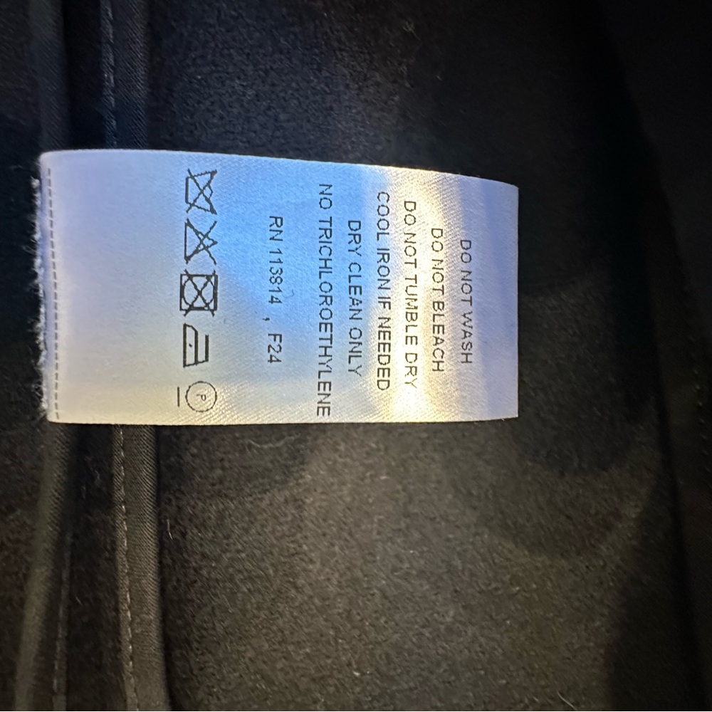 Billy Reid Black Bond Peacoat - Picture 9 of 10